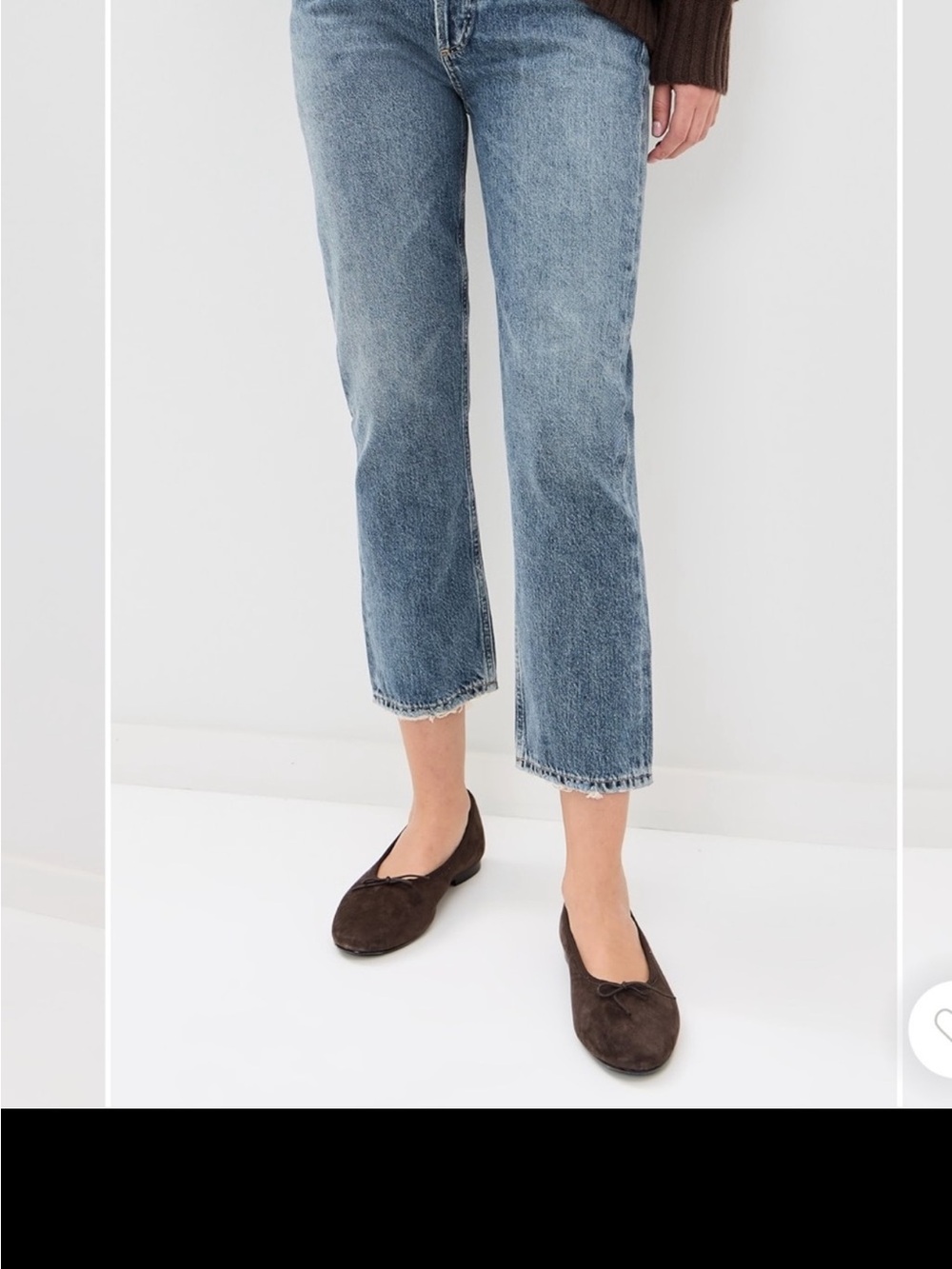 Agolde Riley High Rise Straight Crop Jeans 25 - Picture 7 of 7